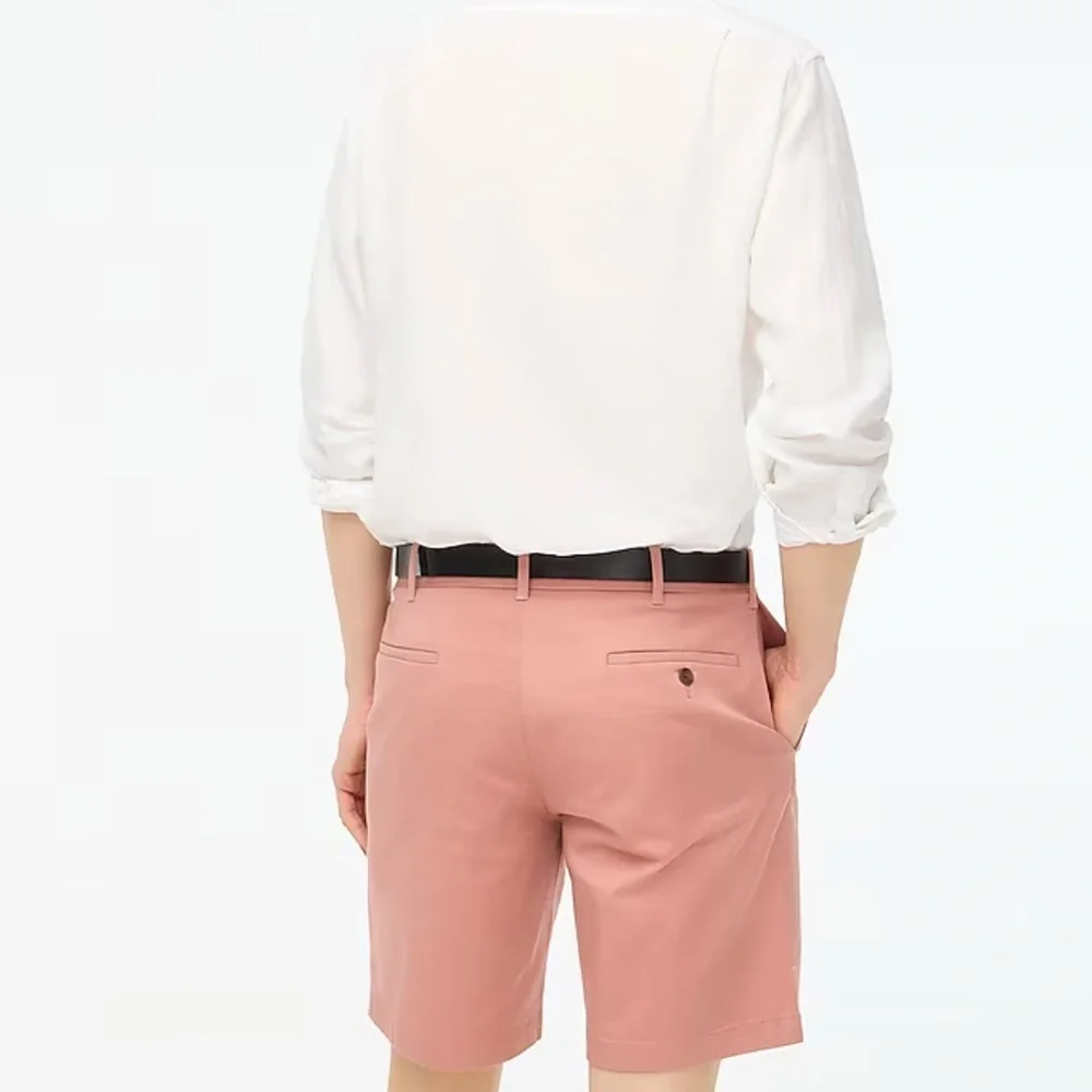 J. Crew Flat Front Pink and Blue Shorts for Casual Style